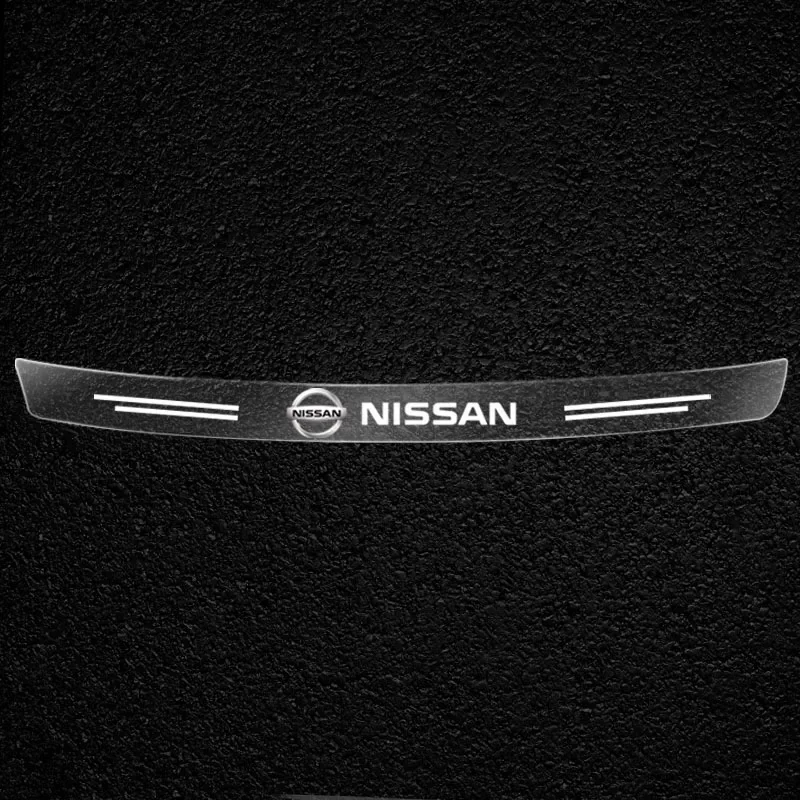 Protecteur de pare-chocs de seuil de porte de voiture, autocollants transparents, style pour Nissan Nismo Almera Tiida Juke Teana Qashqai 350Z 370Z GTR