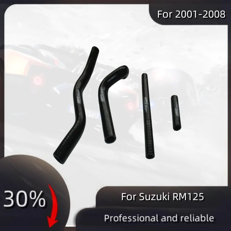 For Suzuki RM125 2001-2008 RM 125 Silicone Radiator Hose Pipe Tube Kit 2001 2002 2003 2004 2005 2006 2007 2008