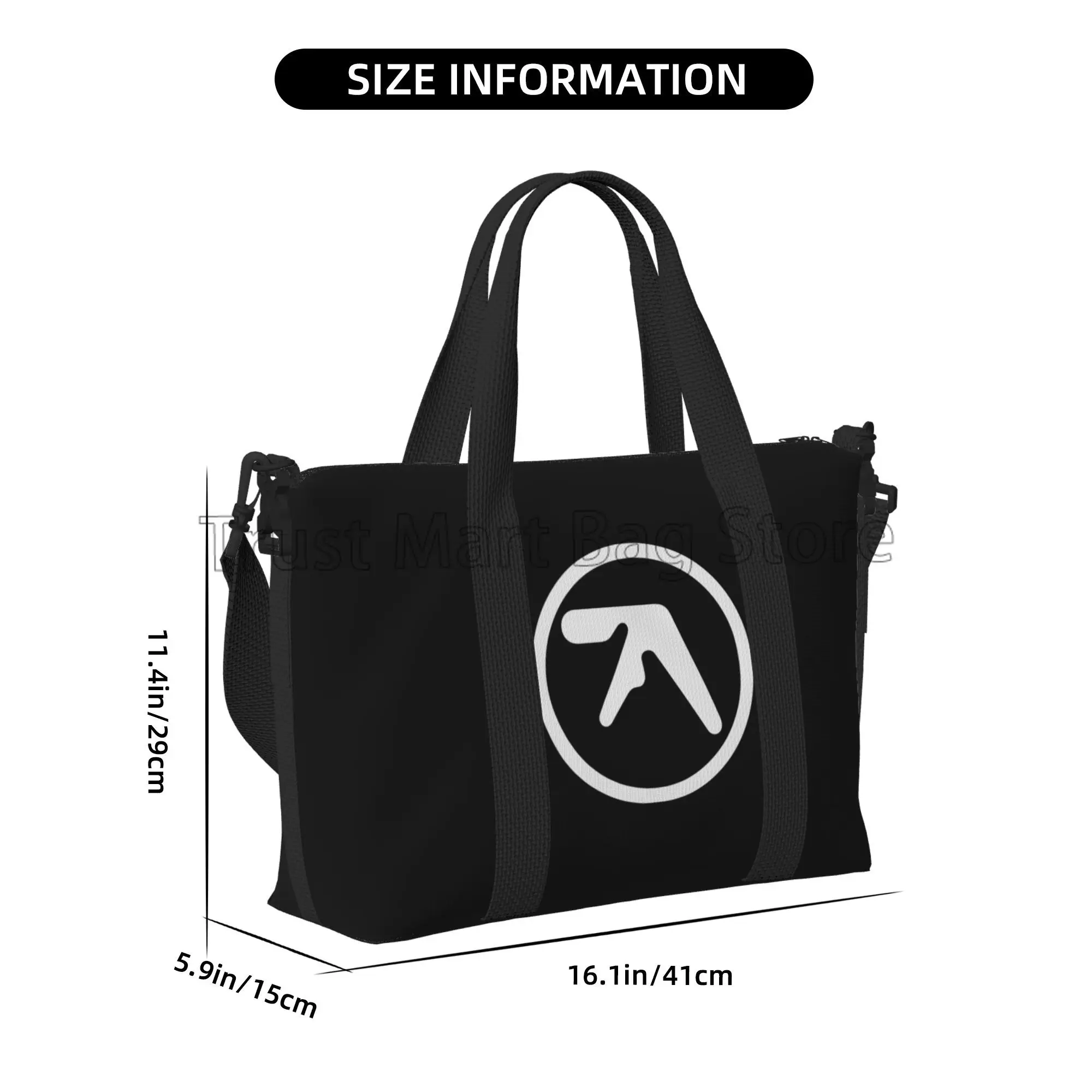 Aphex-Unisex Viagem Duffel Bags, Twin Print, Casual, Treino, Saco de bagagem, portátil, impermeável Tote Bags, Weekender, Overnight, Bolsa