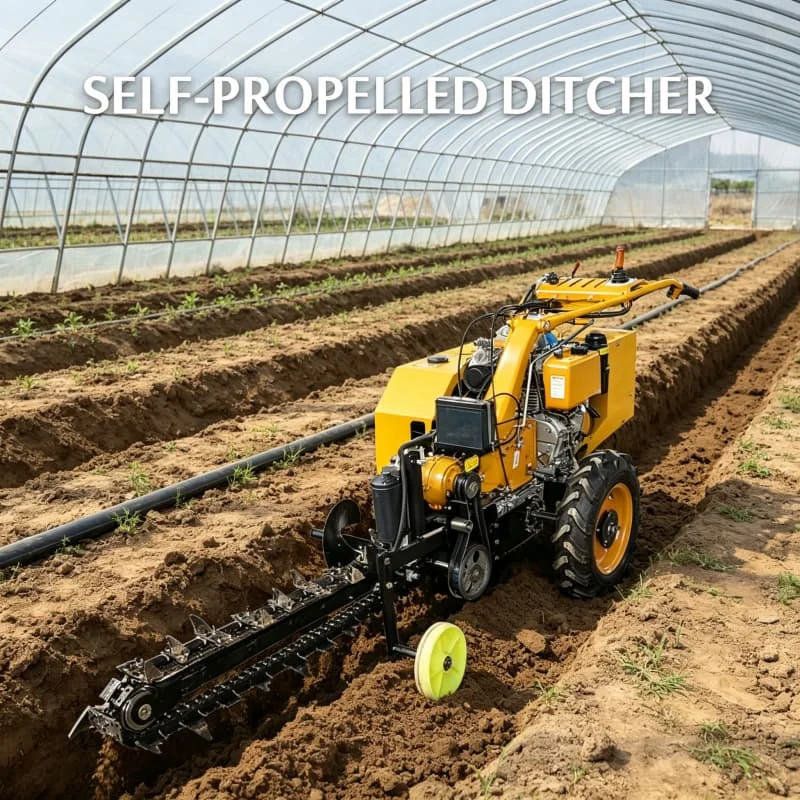 

Wheel Trencher Tow Behind Wheel Trencher Customized 500mm Depth for Small Farm Garden Drainage Sprinkler Line High Quality Sale