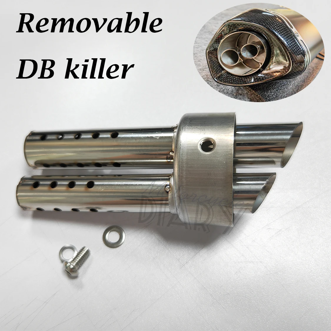 55mm Motorcycle Pipe DB Killer Silencer: The Ultimate Performance & Noise Solution for Modified Bikes