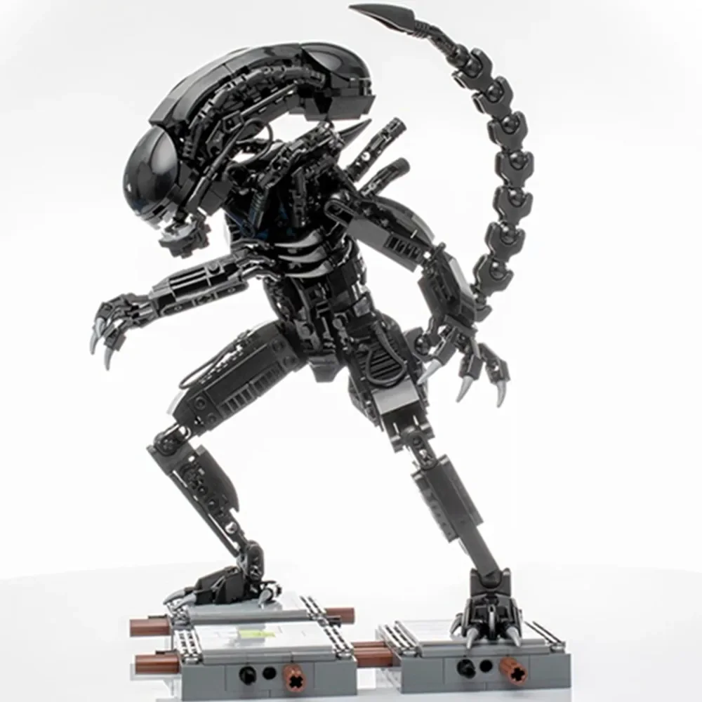 600 Stück Filmreihe Raum Prometheus Aliens Xeno morph Mecha Modell Bausteine Ziegel Spielzeug Kind Geschenk