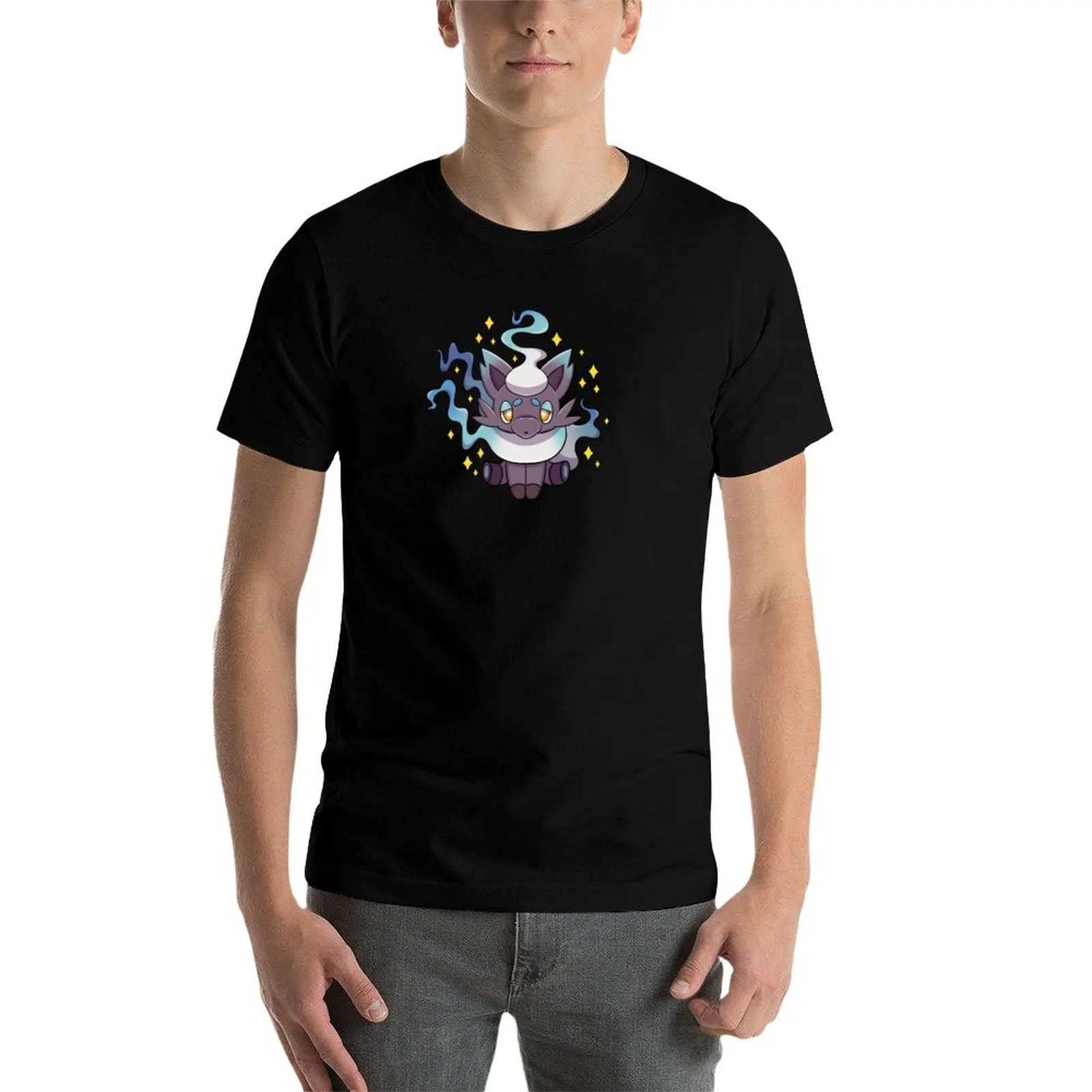 Shiny Hisuian zorua T-Shirt boys animal print summer shirt topping Luxury man plain white t shirts men