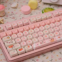 98 Key Keycaps, Compatible with Magnetic Switches Andmechanical Switches 61-87 Layout ,PBT Thermal Sublimation