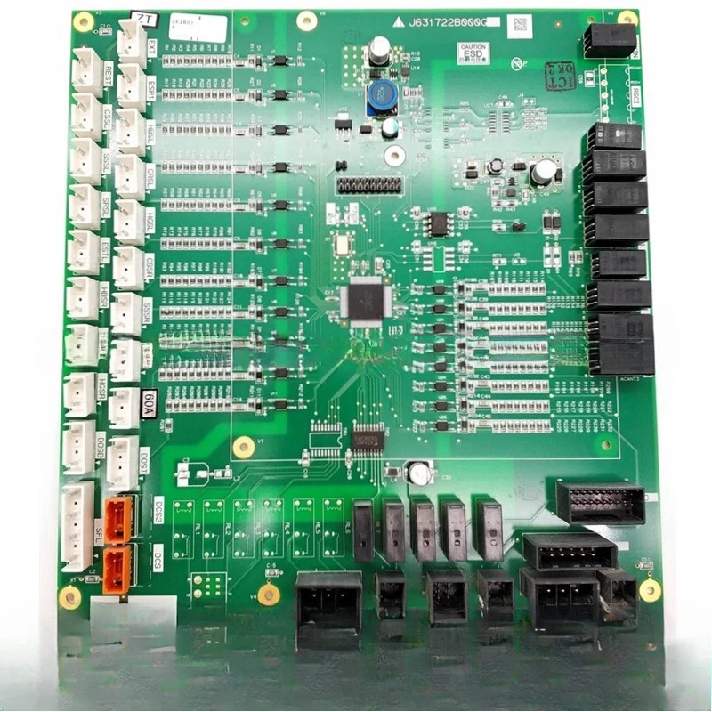

Запчасти для J631722B000G02 Основная плата управления эскалатором Mitsubishi K-типа, оригинальная точечная карта, аксессуары для лифта Mitsubishi