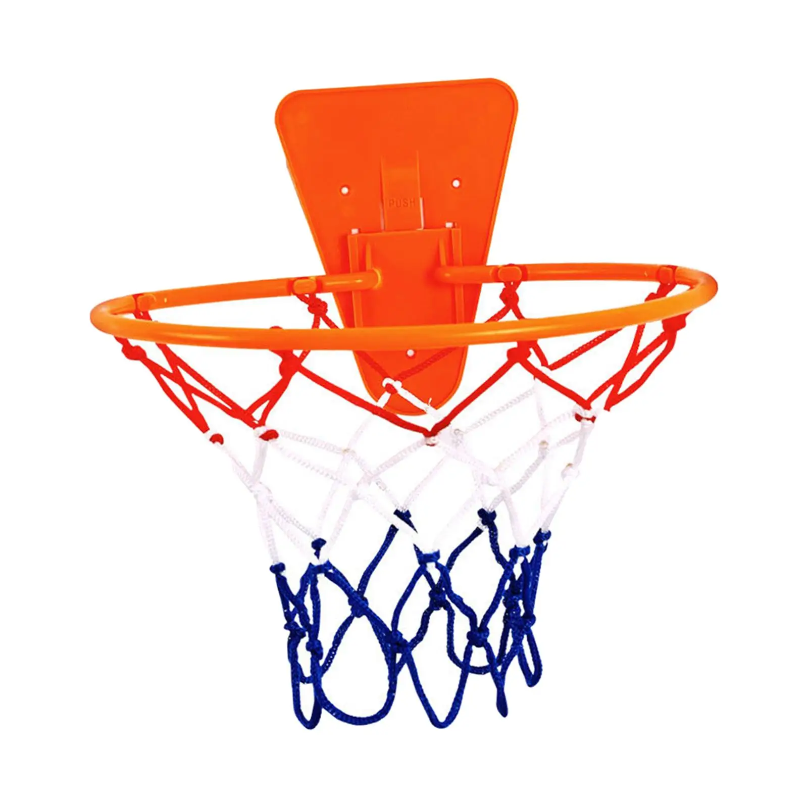 Mini aro de baloncesto para interiores, accesorio de juego de baloncesto colgante, duradero, tablero trasero de baloncesto para habitación de niños