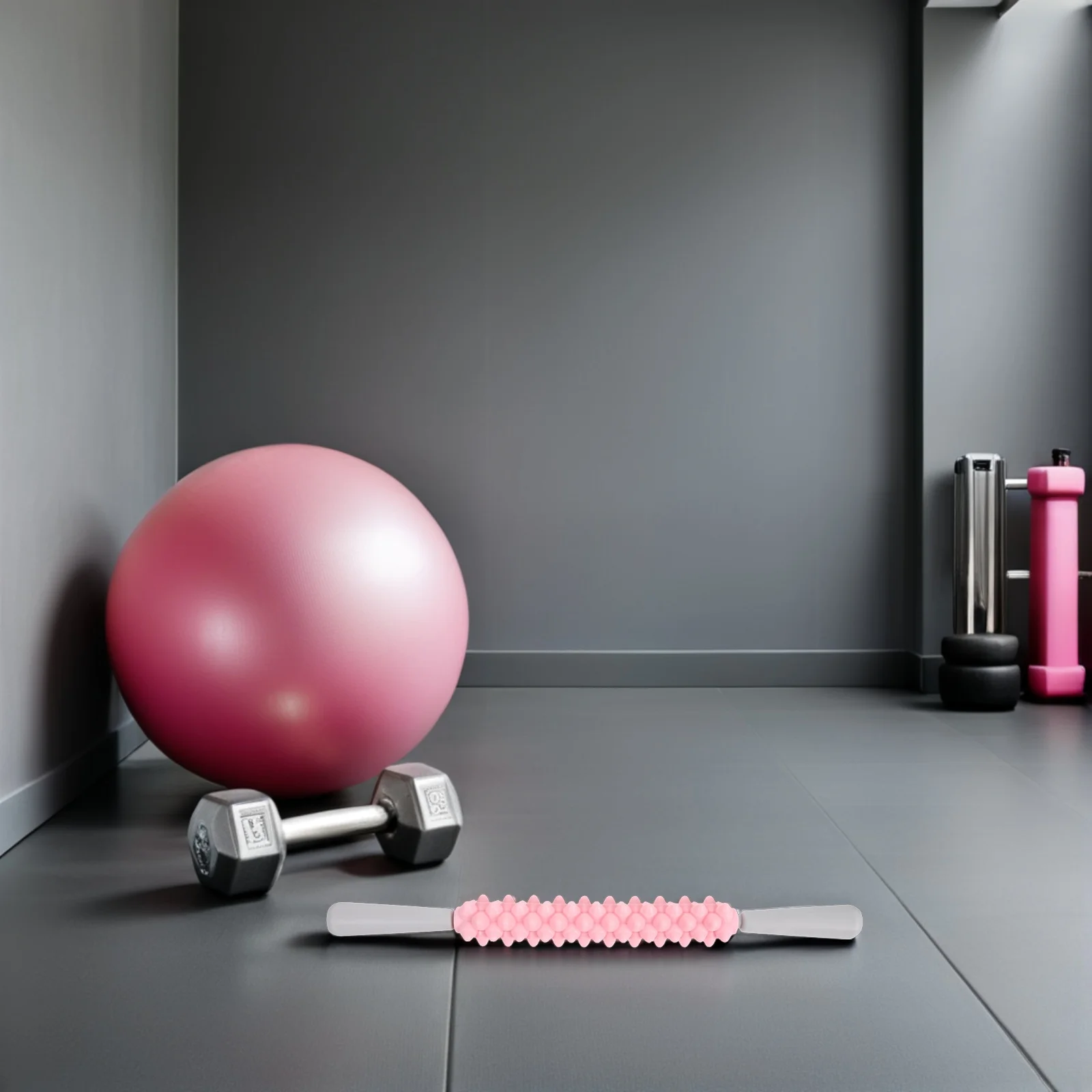 

Yoga Massage Stick Ergonomic Nonslip for Muscle Recovery Trigger Point Therapy Back Shoulder Arm Legs