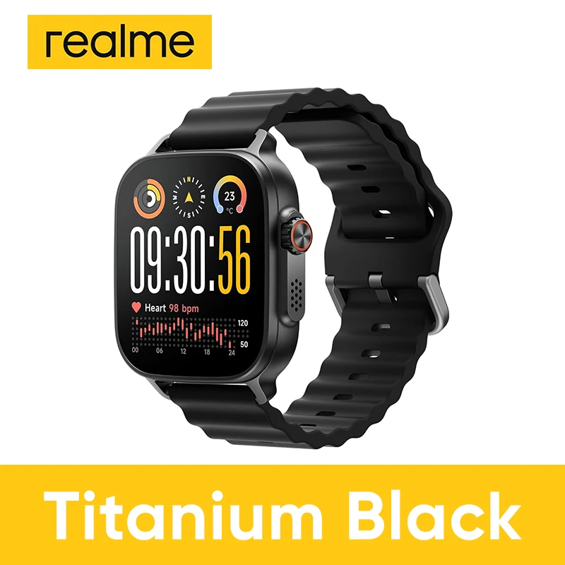 realme Watch 5 Smartwatch GPS NFC 1.97" AMOLED, 14 Días Batería, IP68 🌐