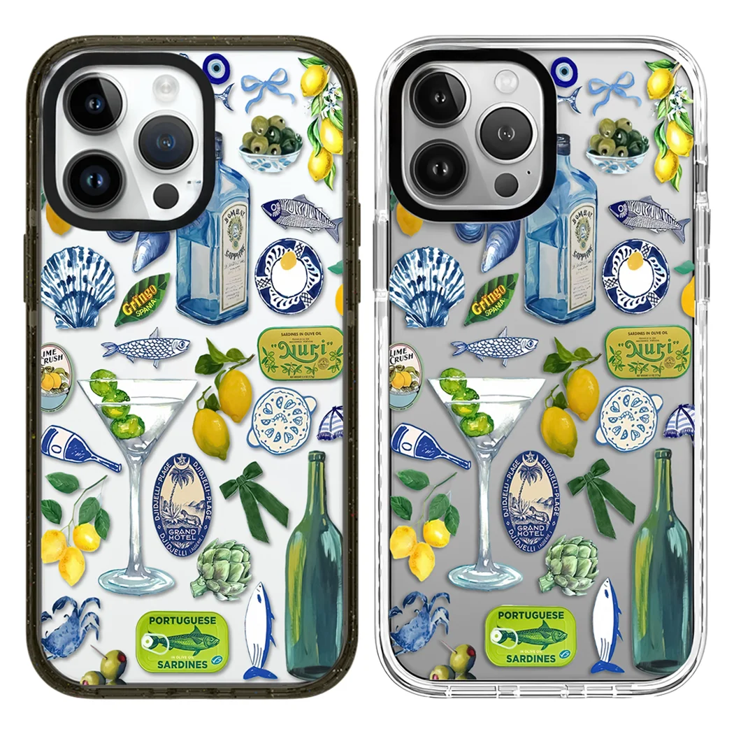 

Trip Acrylic Black White Border Magnetic Phone Case Cover for IPhone 12 13 14 15 16 17 Pro Max Case