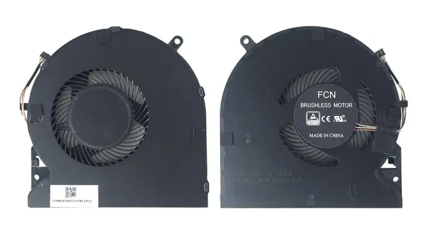 Imagem -02 - Ventilador de Refrigeração de Cpu para Razer Blade15 Rz0902886 Rz09-0330 Série Ventilador Refrigerador de Laptop Dfs5k 121144645 Fndy Dc5v 05a Novo