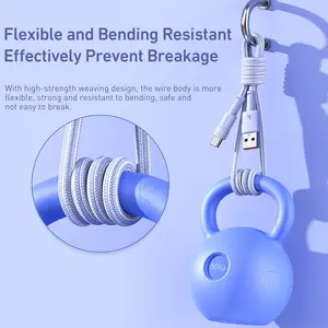 Cáp Toocki-USB loại C cho Xiaomi, cáp tải nhanh, cáp dữ liệu, 12T, Pro Realme, Redmi Note 12 Pro, Poco F3, X4, GT, 2 Pack, 3A 8 Bán hàng tế bào Redmi Poco chính - 3