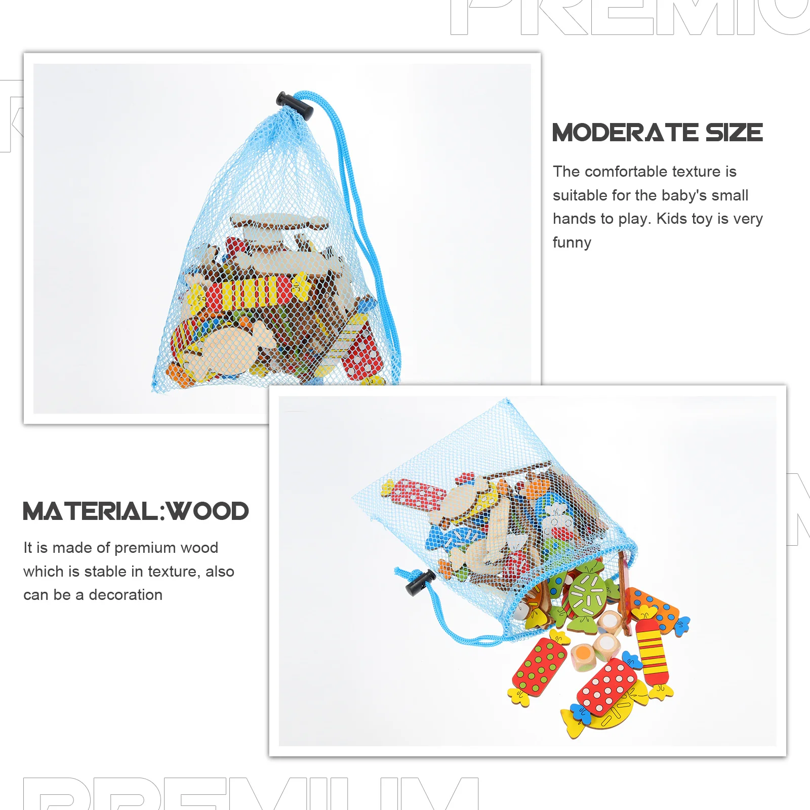 1 ชุดเกมกระดานการศึกษาการจับคู่สีสำหรับเด็ก ทำจากไม้ รูปทรงขนมหวาน ของเล่นเสริมพัฒนาการแบบอินเทอร์แอคทีฟ เกมกระดานสี