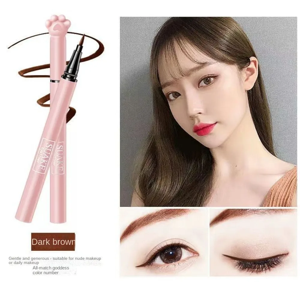 Fashion Slender Head Liquid Eyeliner Long-lasting Sweat-proof Makeup Pen Cat's Claw Eyeliner