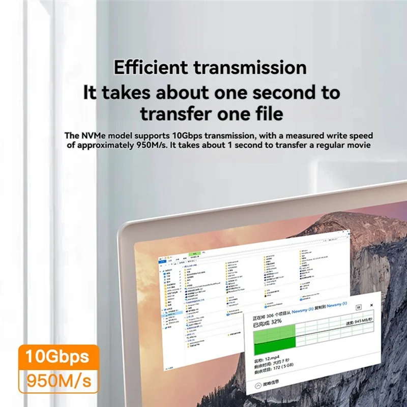 Superior-RGB M2 Nvme SSD Case M.2 NGFF Nvme SSD Enclosure 10Gbps M.2 To Type-C Hard Drive Enclosure For B Key M Key M&B Key SSD