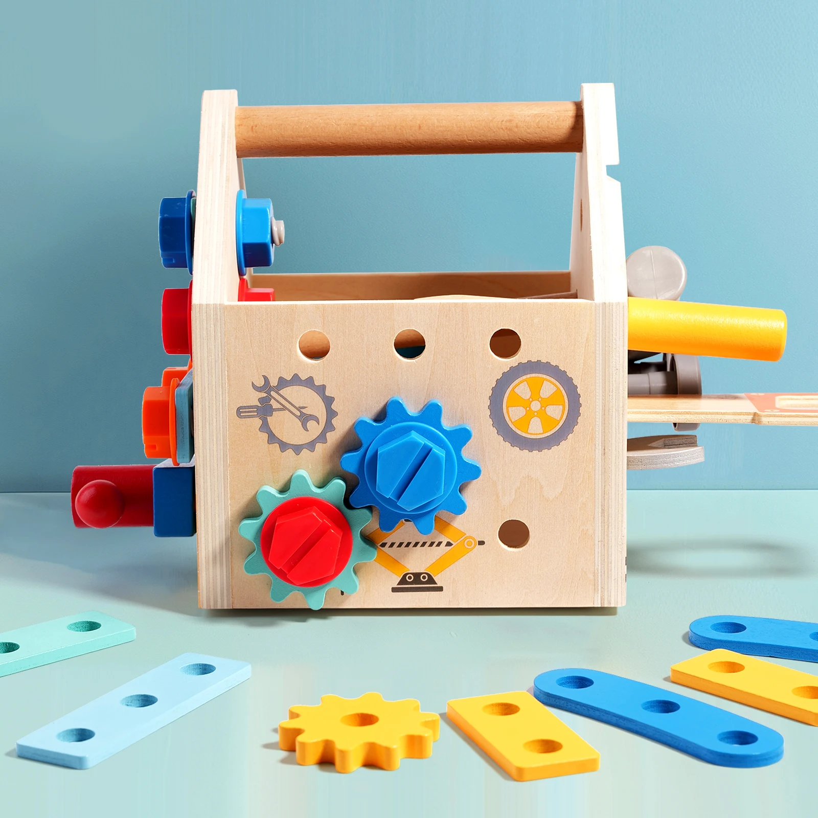 子供の早期教育用ハンドツールハウス、ネジ・ナットツールバスケ - Gardening Tools 2 Year Old のレビューと価格