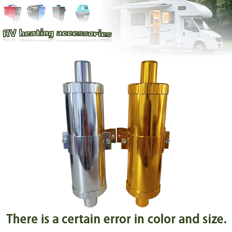 

24mm muffler upgrade bracket, air diesel parking heater, exhaust pipe, stainless steel circular muffler