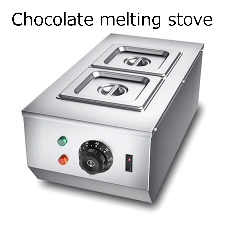 Chocolate Melting Machine Single Pot 30-85℃ Manual Control 1kg Anti Stick Aluminum Chocolate Melter Pot For Coffee Butter Milk