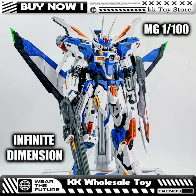 

In Stock Infinite Dimension MG 1/100 Genesis Assembly Model Kits Plastic Skeleton Action Figure Robot Plastic Model Gifts Toys
