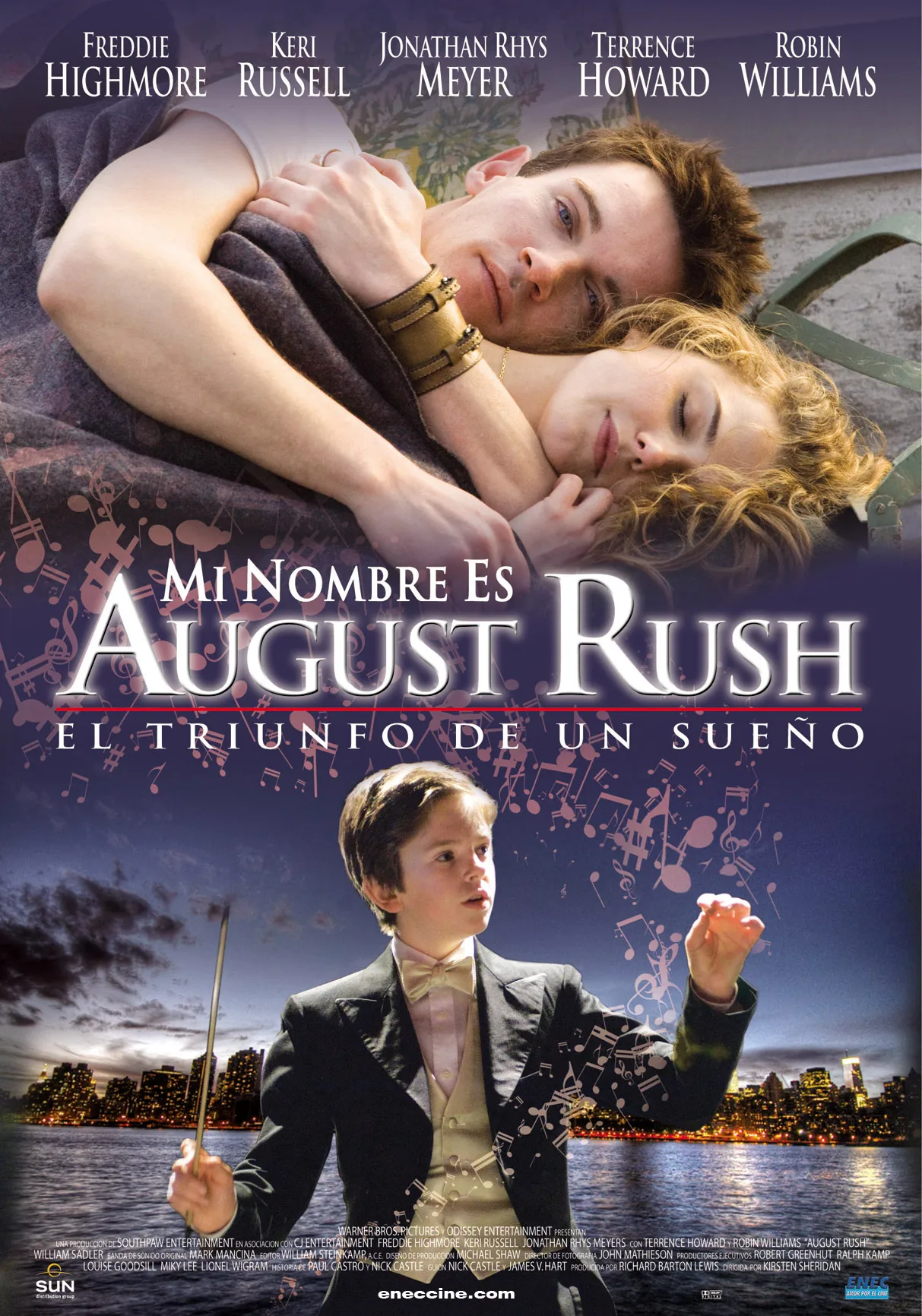 Film August Rush (2007) ZIJDE POSTER Decoratief schilderij Muurschildering