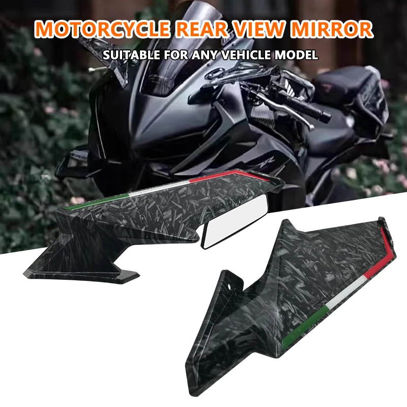 Superior-Motorcycle Accessories Fixed Wing Rearview Mirrors For Honda CBR650R CBR600 CBR1000RR NK250 NK400 650/250SR