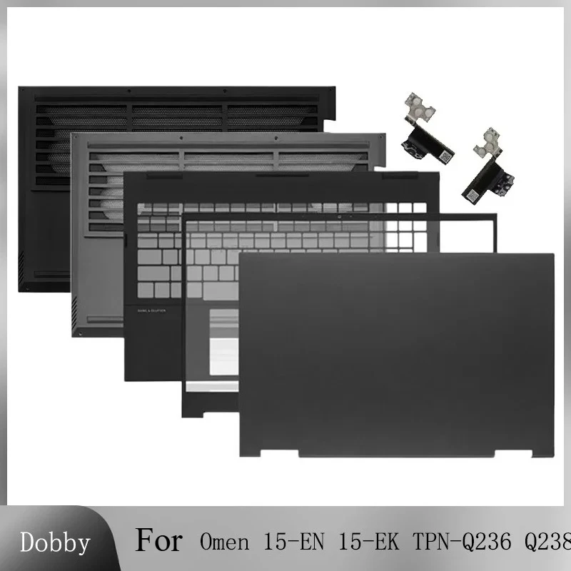 

Новинка для Omen 15-EN 15-EK 15-EN0013DX TPN-Q236 TPN-Q238, задняя крышка ЖК-дисплея для ноутбука, передняя панель, нижняя часть корпуса, верхняя крышка корпуса, клавиатура