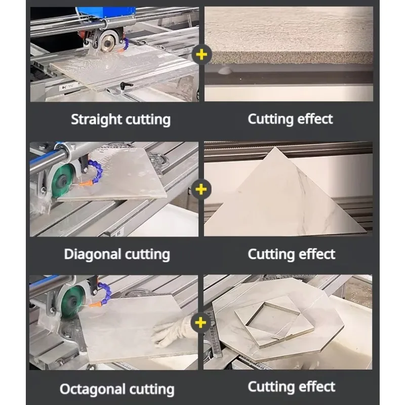Desktop Ceramic Tile  Automatic Stone Cutting Machine with Core Motor Assembly