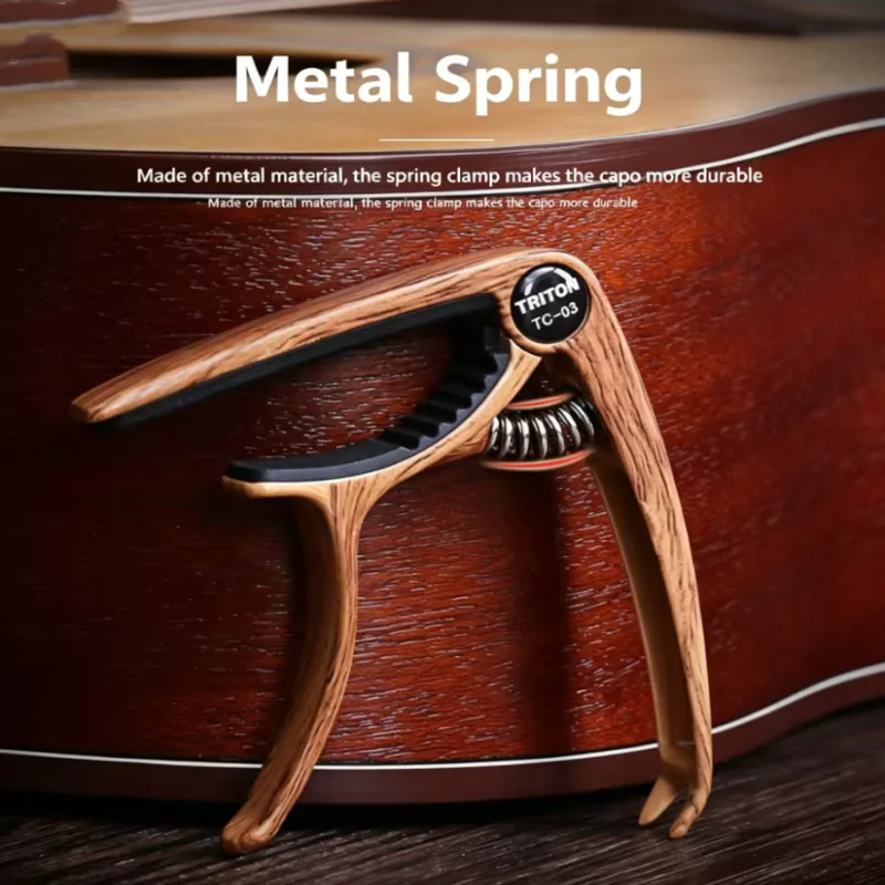Multifunctional 3 In 1 Guitar Capo With Pick Compartment, Metal Folk Guitar Transposing Clamp, Universal Adjustable Tuning Capo