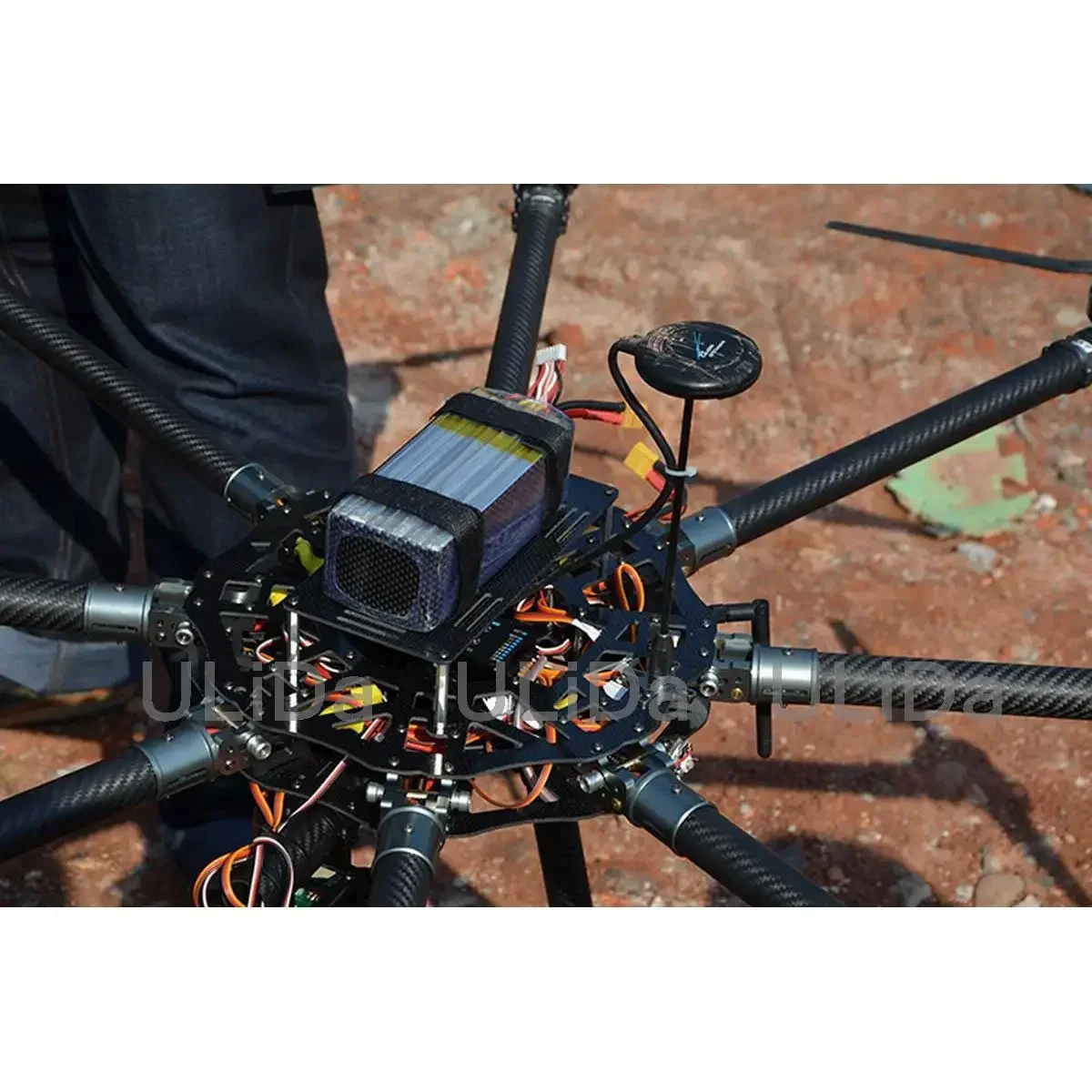 D25 30 35 40 mm Legierung seitlicher Klapparm Rohrverbindung horizontale Falte für RC Landwirtschaft Pflanzenschutz Drohne UAV