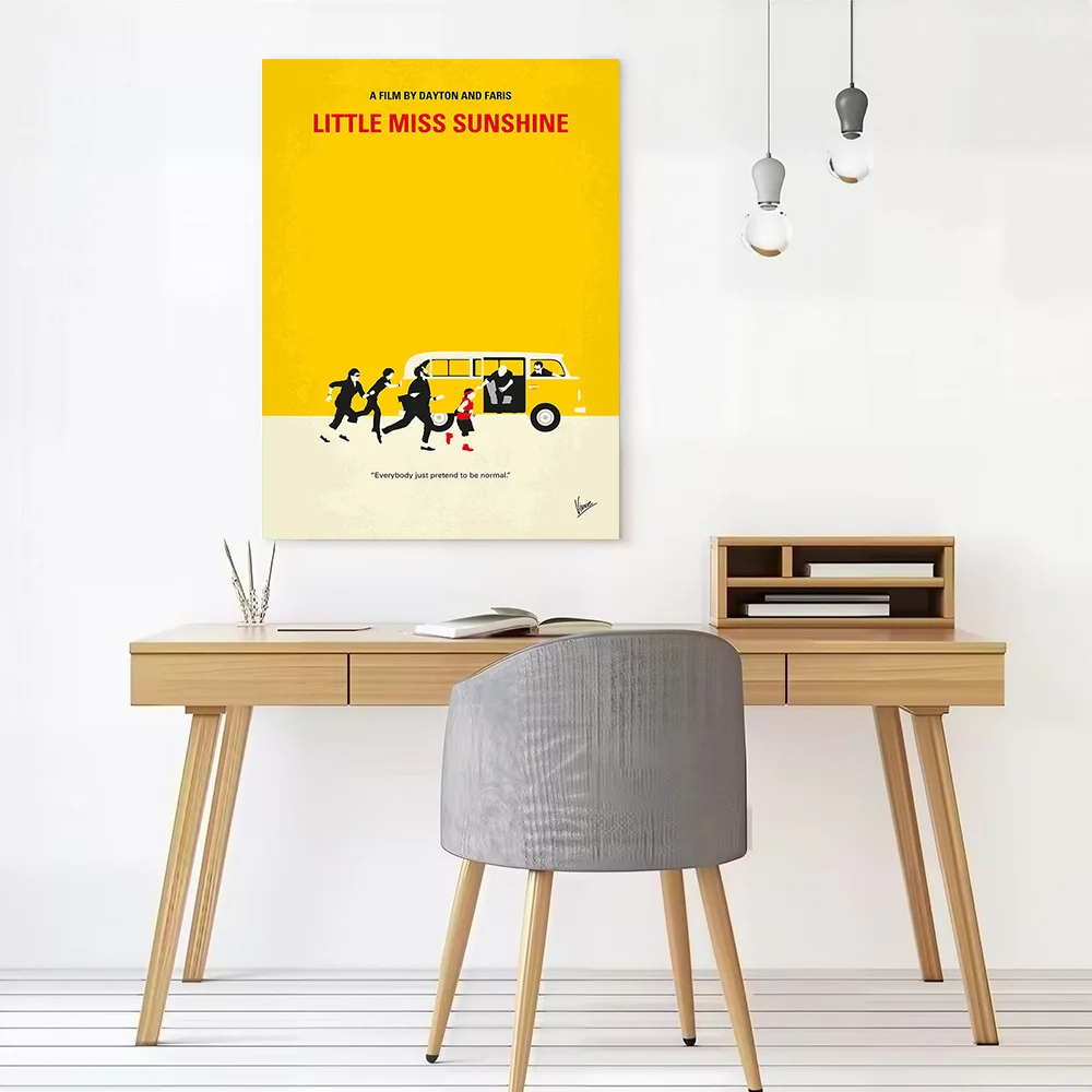 No103 Little Miss Sunshine Canvas Poster Customizable Printed Canvas Painting Wall Art for Fans Decorative Picture Wand Deko