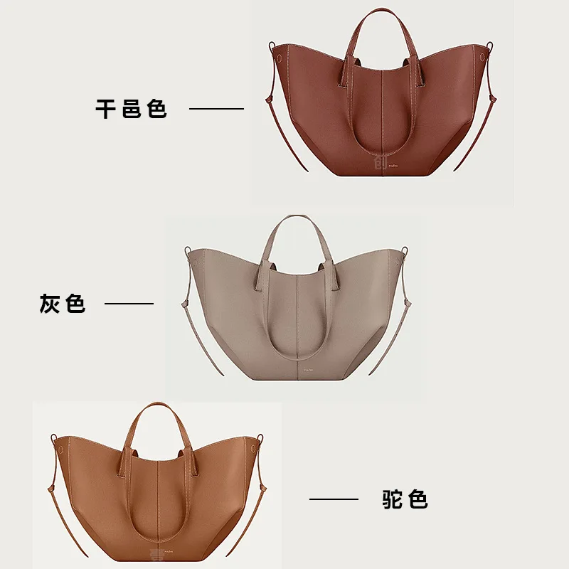 French Wing Bag Niche Tote Bag Cyme Light Luxury Retro European And American Hand-Held One Shoulder Bucket Armpit Fashionable