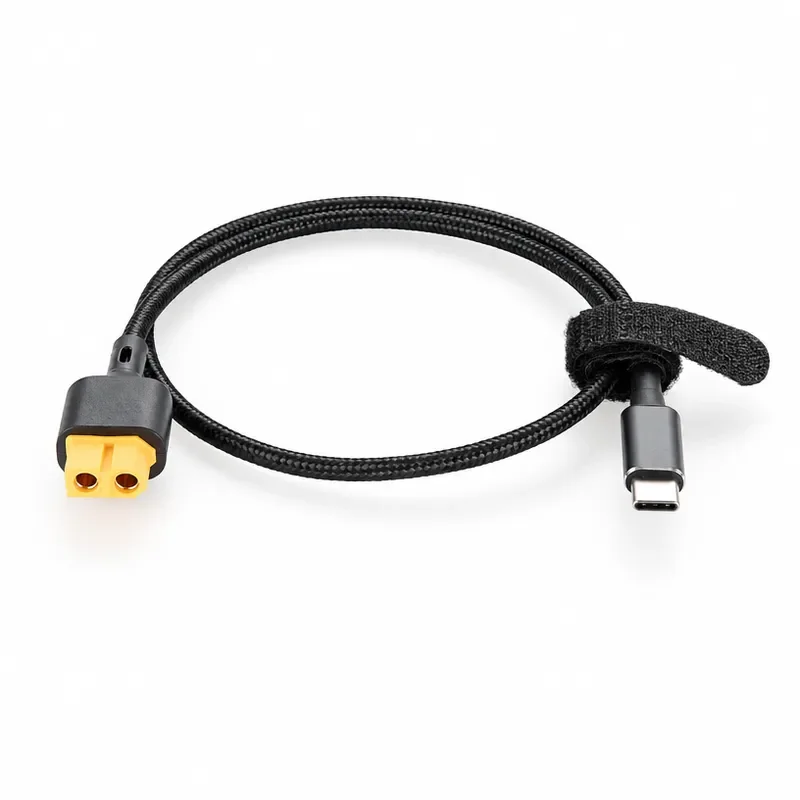 USB-C to XT60 Cable, Type-C to XT60 Female Connector Charging Cable, XT60 Female to USB C Adapter PD 100W 20V/5A Charging