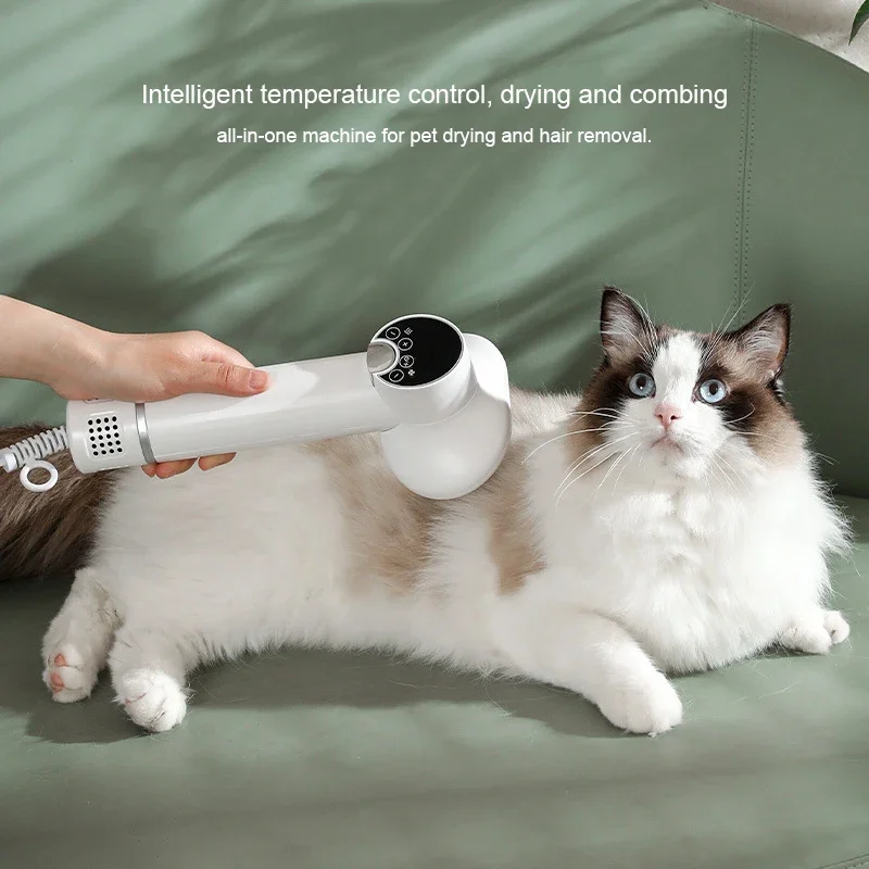 Hot Sale 2-in-1 Smart Low Noise Adjustable Temperature Electric Pet Hair Dryer