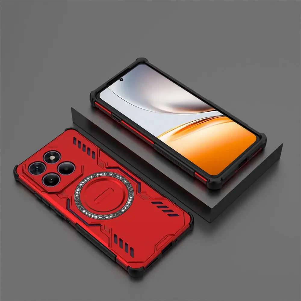 Moto Edge 40 50 60 NEO Pro Fusion用 アーマー保護 放熱 スマホケース マグネット式 耐衝撃 シェル カバー