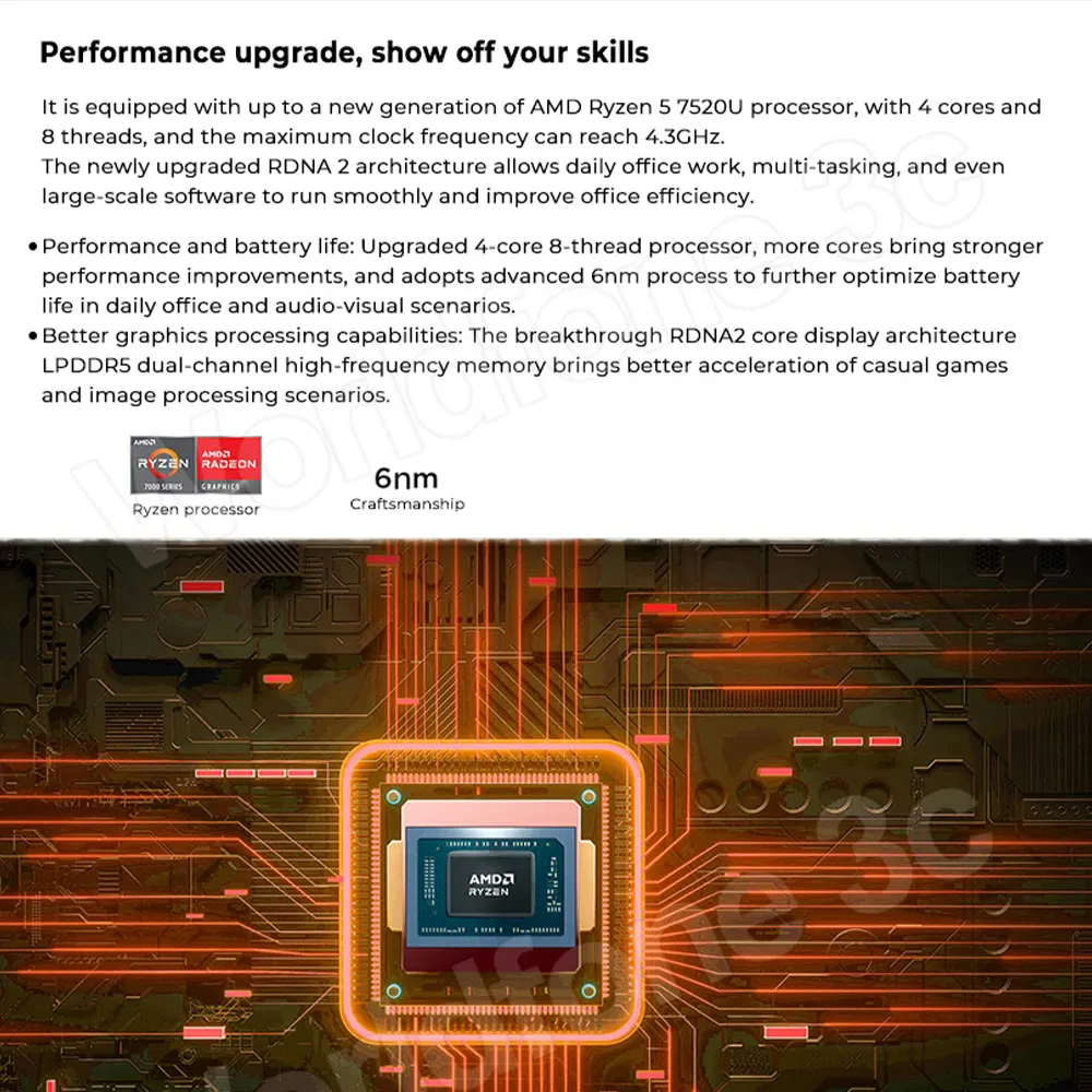 لينوفو-يانغتيان V15 سليم لاب توب ، ايه ام دي R3-7320U ، R5-7520U ، رسومات مدمجة ، 8G LPDDR5 RAM ، 512G SSD ، 15.6 بوصة ، FHD نوت بوك ، PC ، 2023