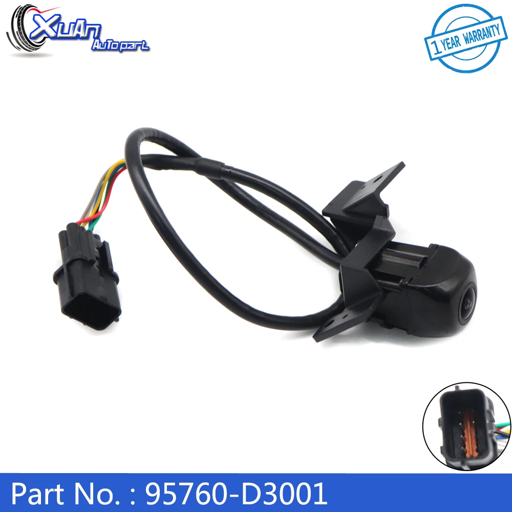 XUAN Reverse Assist Rear View Camera Backup Aid Parking Camera 95760-D3001 For Hyundai Tucson 2016-2018 95760-D3101 95760-D3000