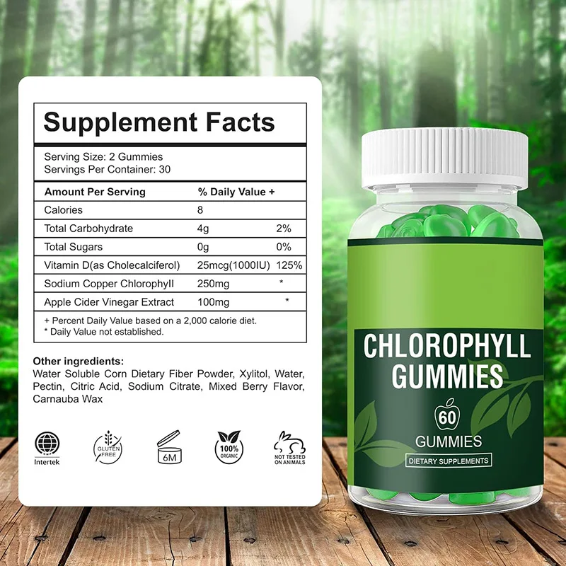 Chlorophyll gummies are self-cultivation and mood stabilizing