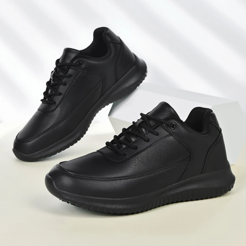 Non Slip Work Shoes Kitchen Chef Shoes Oilproof Restaurant Walking Sneakers Lightweight Work Trainers for Food Service