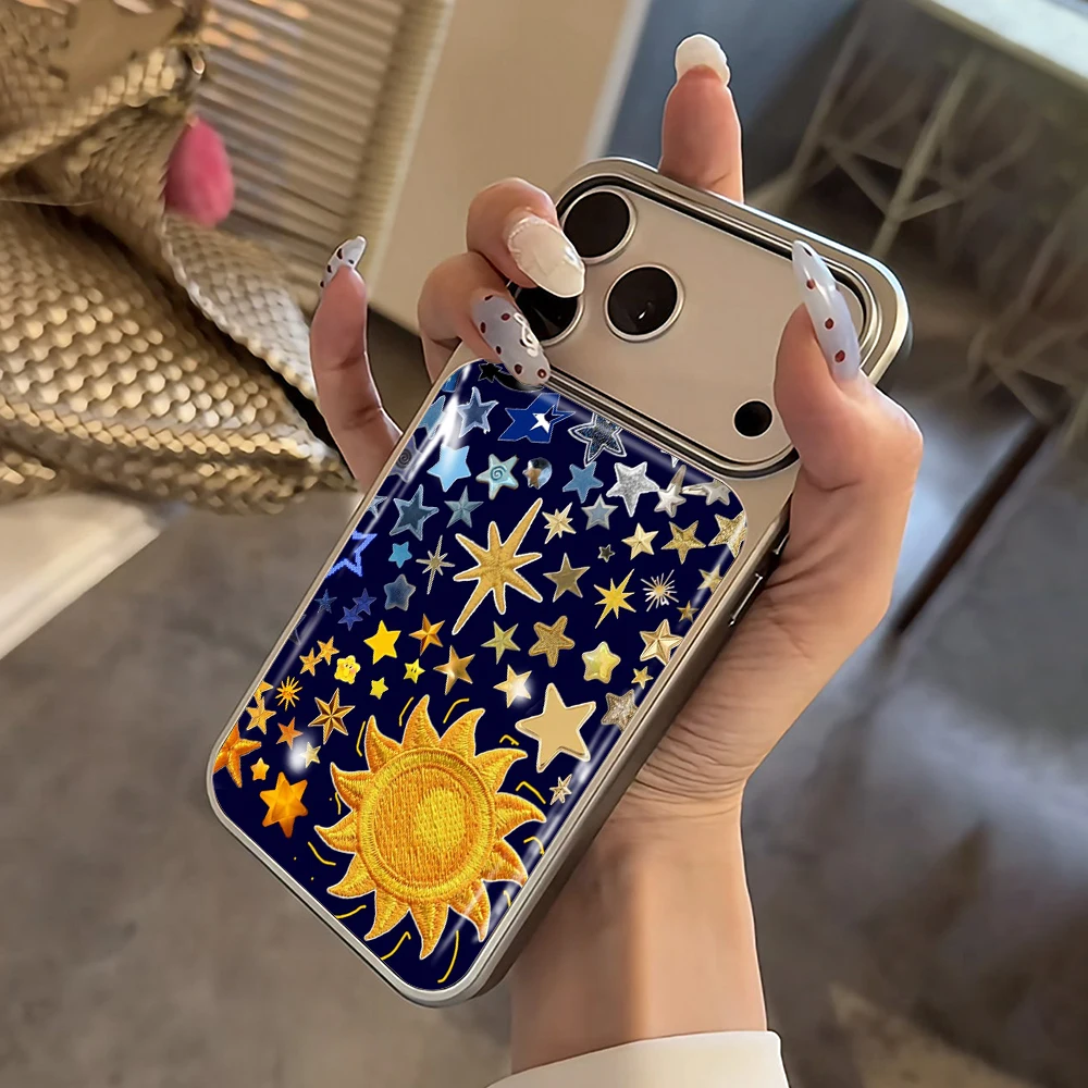 Neue Meteor Star Drop Glue INS Hülle für iPhone 15 17 13 Pro Max Phone 11 12 13 ProMax 14 15 16 Plus Hüllen Stoßfest Niedliche Coque – Detail 1