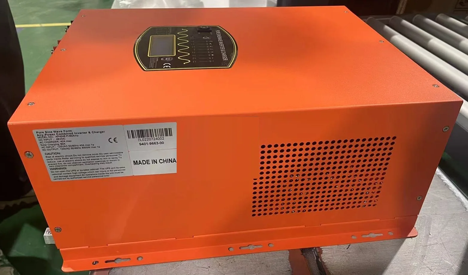 4000W 48V 120V Hybrid Power Inverter 40A Battery Charger 60A PV MPPT 3-in-1 Single Phase Pure Sine Wave Off-Grid Inverter