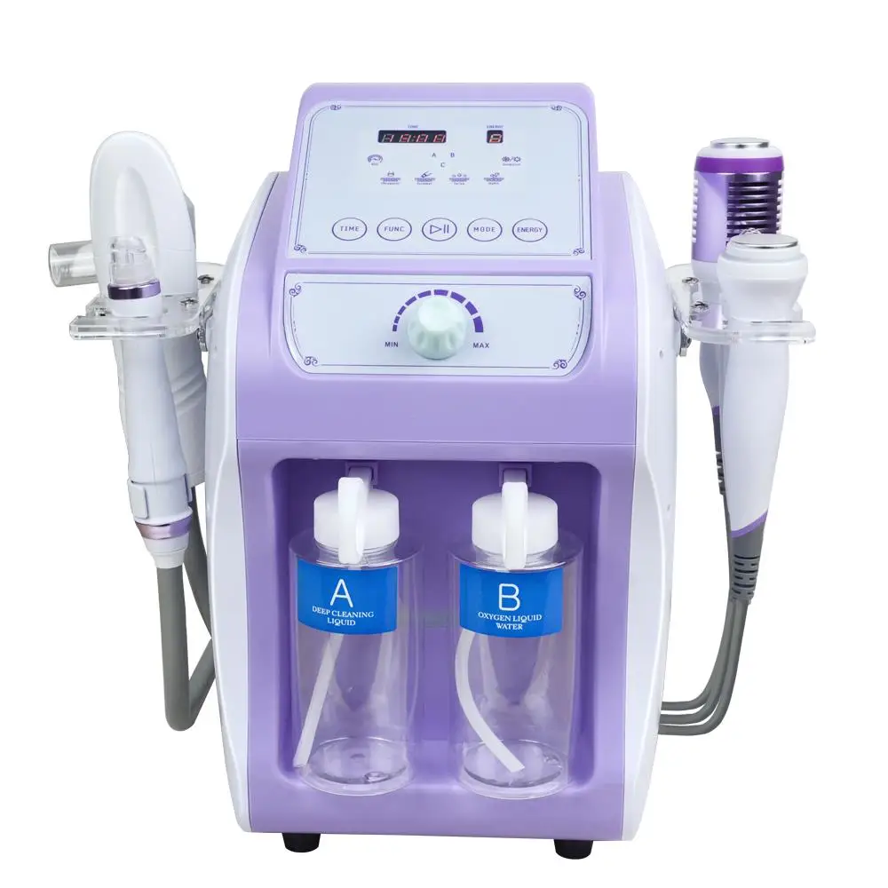 

6 in1 Multifunctional Hydra Hydro Machine Hot Cold Skin Care Water Dermabrasion Deep Facial Cleansing Face Spa Home