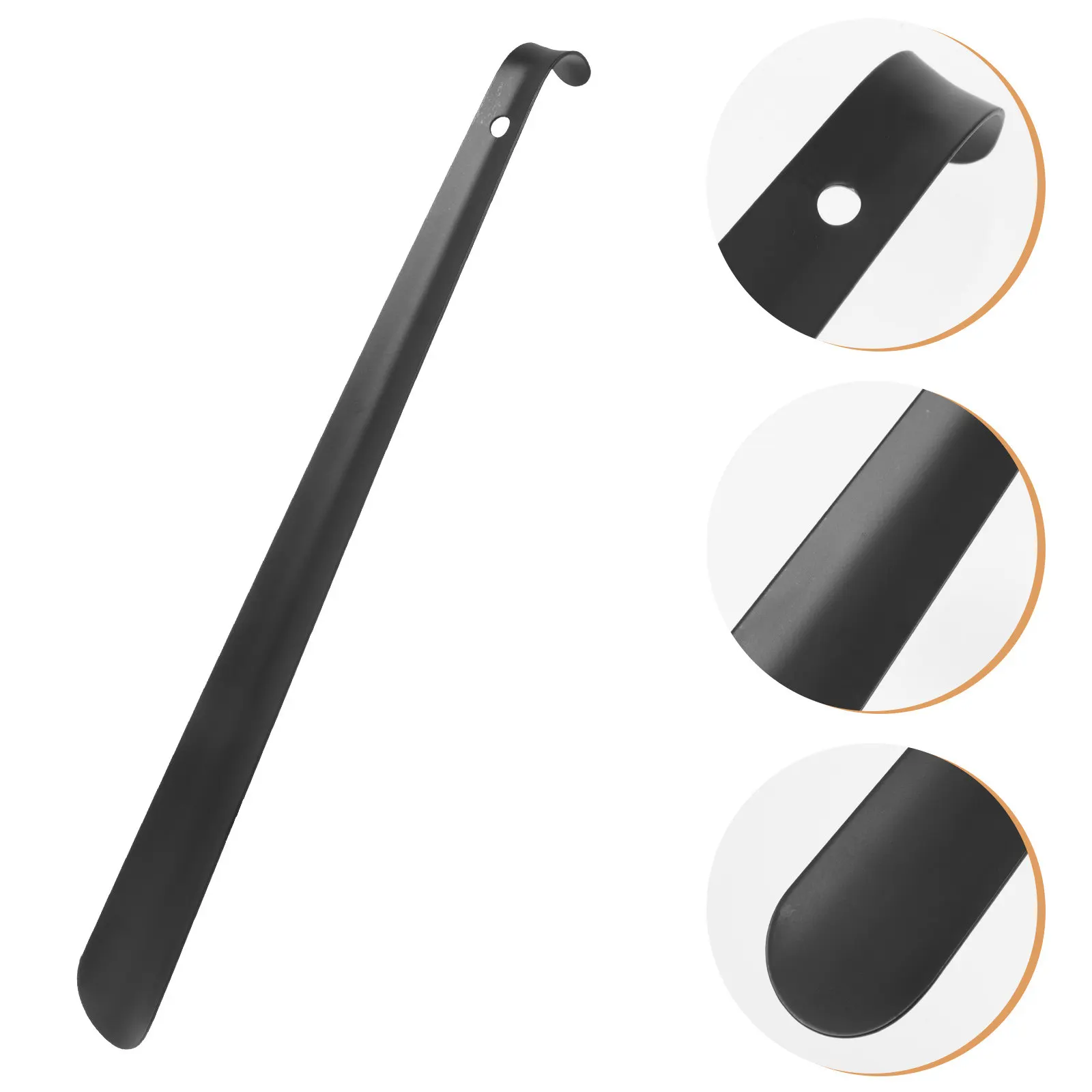 

1 шт. Ложка для обуви из нержавеющей стали, средней длины, портативная, удобная, для пожилых людей, легкая, гладкая, простая в использовании