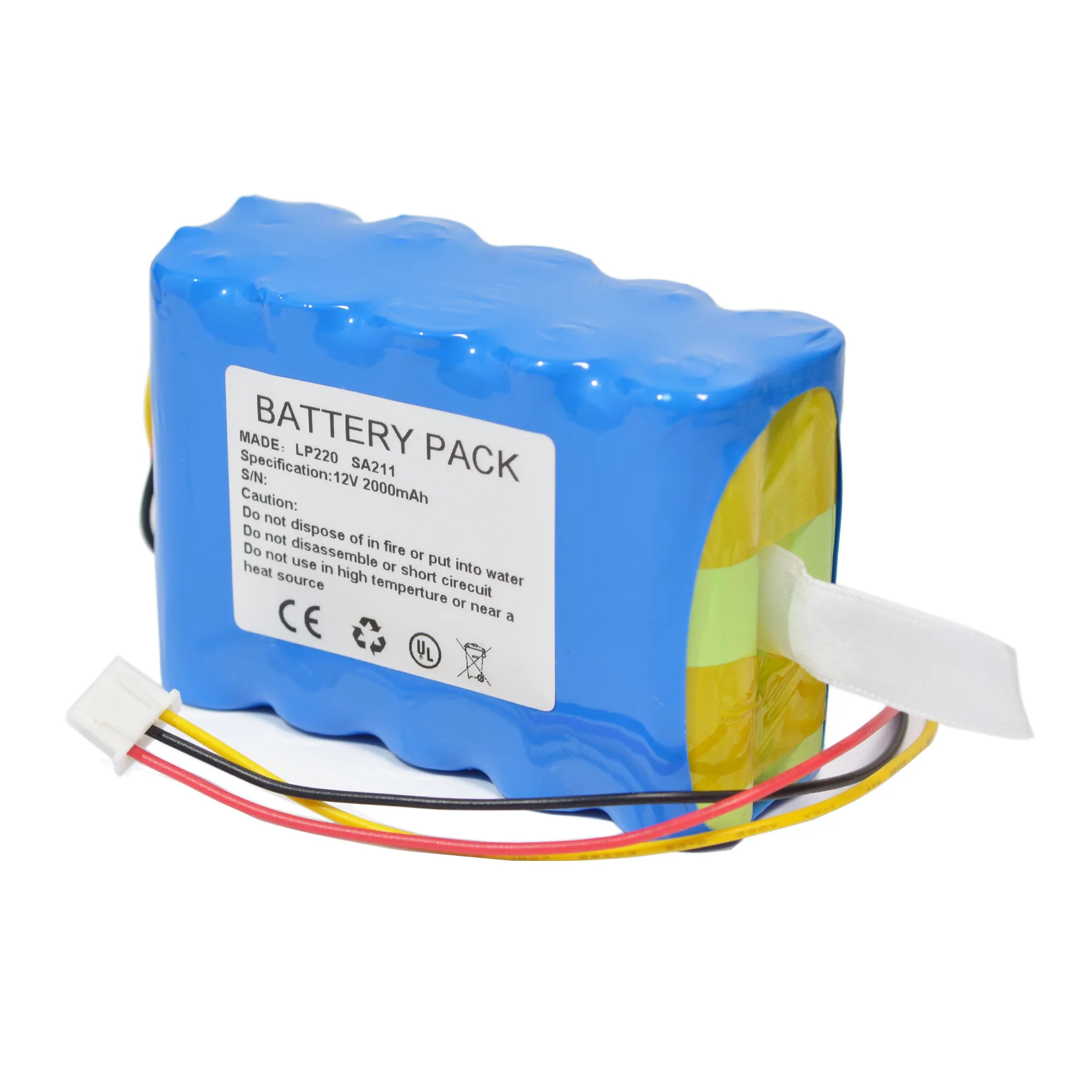 Syringe Pump battery For XINKE SA211,LP220(Three wires),LP215,SA213,FA323,p2000-p2,FA311,SA2,FA312,FA513,LP240,FA523,FA521,SA511