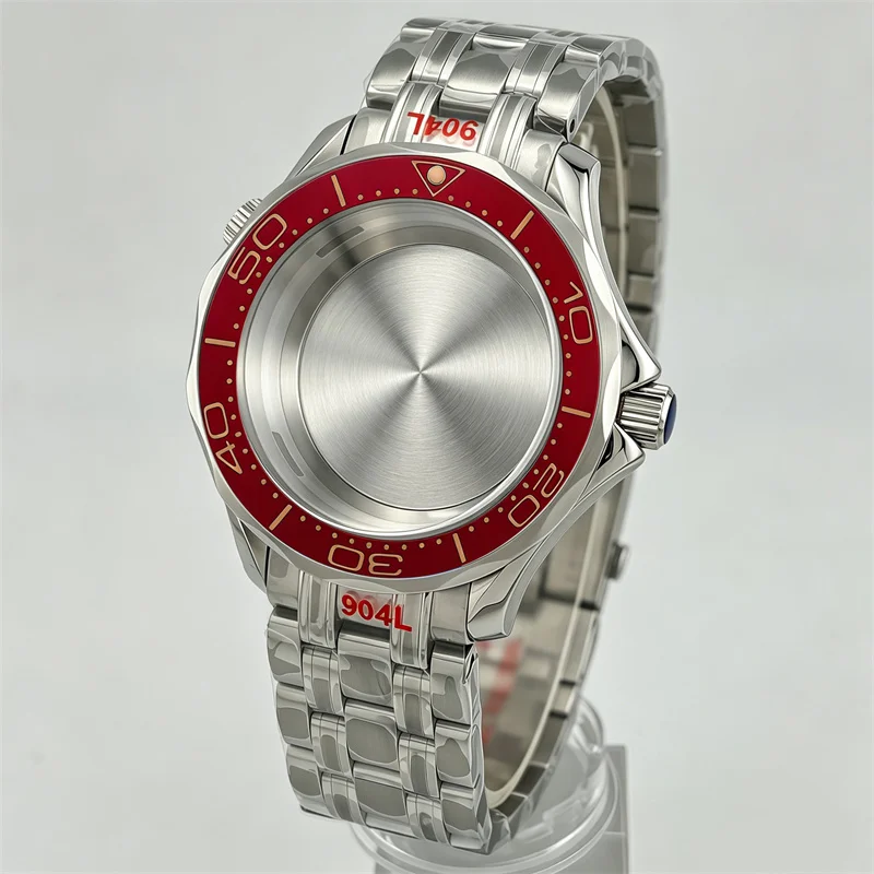 NH35 Case 41mm Waterproof for NH34 NH35A NH36 PT5000 Miyota MingZhu movement  Stainless steel Strap Transparent Back Watch Parts