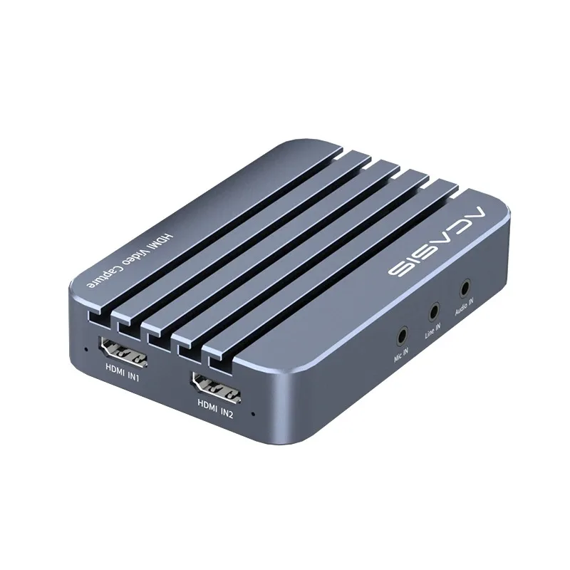 

ACASIS 2-Channel HDMI-compatible Video Capture Card 4K/60Hz Input/Loopout 1080p/60Hz Capture Support Live Streaming/Game/Camera