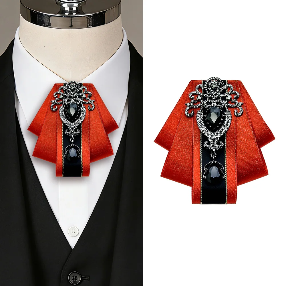 

Высококачественная рубашка ручной работы с галстуками-бабочками, британская корейская мужская деловая свадебная бутоньерка для жениха, винтажная уникальная модная бутоньерка с воротником и цветами