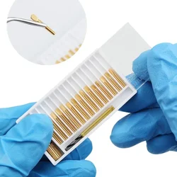 Dental Endodontic Conical Screw Post Endo Root Canal Pins Pure Titanium Plated Quartz Dentistry Material Dentist Orthodontics