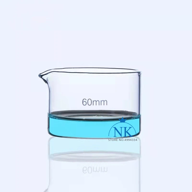 1pc High borosilicate glass crystallizing dish Circular dish Laboratory dish High temperature resistance free shipping