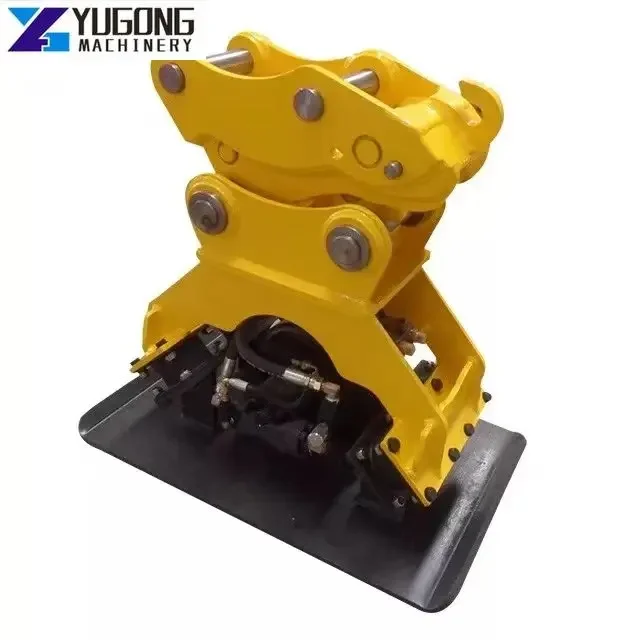 YG Excavator Attachment Earthmoving Machine Excavator Plate Compactor Hydraulic Vibrate Vibratory Compactor Vibro Soil Compactor