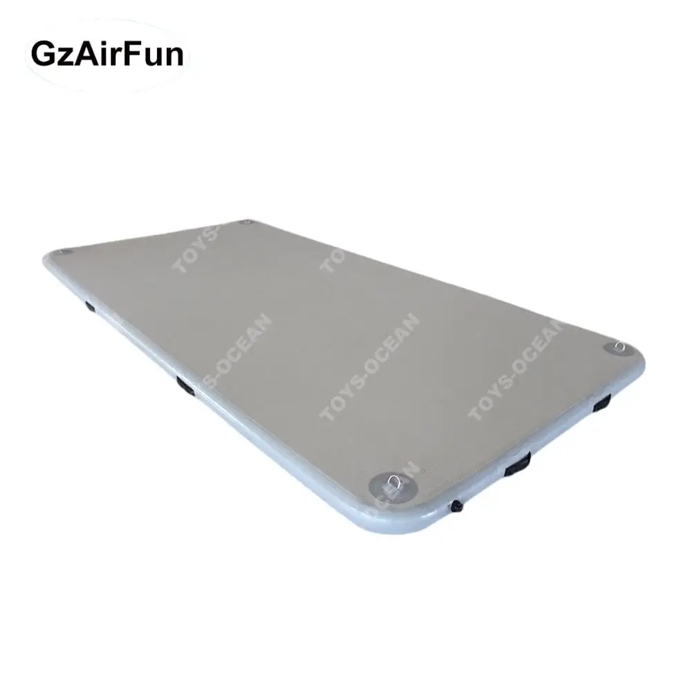 Dock galleggiante gonfiabile per esterni Dock gonfiabile per piattaforma per ponte da nuoto con superficie antiscivolo