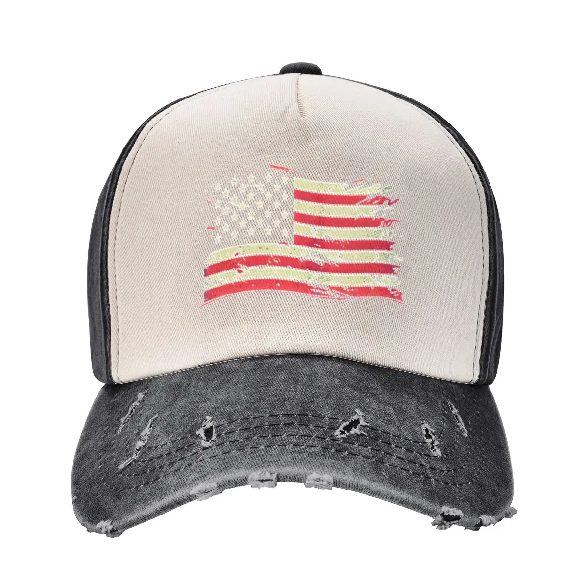

American Flag with transparent background Baseball Cap Luxury Hat winter hats for men custom caps Baseball Men Women's